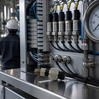 Connecteur femelle M12 en gros d'usine avec verrouillage par vis pour câbles de capteur, d'actionneur, de PLC et de bus de terrain