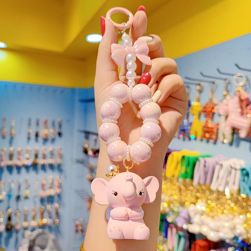 Juego completo de cadena de cuentas Crown Dumbo - Rosa