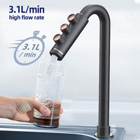 Distributeur d'eau électronique 3-en-1 sous comptoir : eau froide, chaude et pétillante