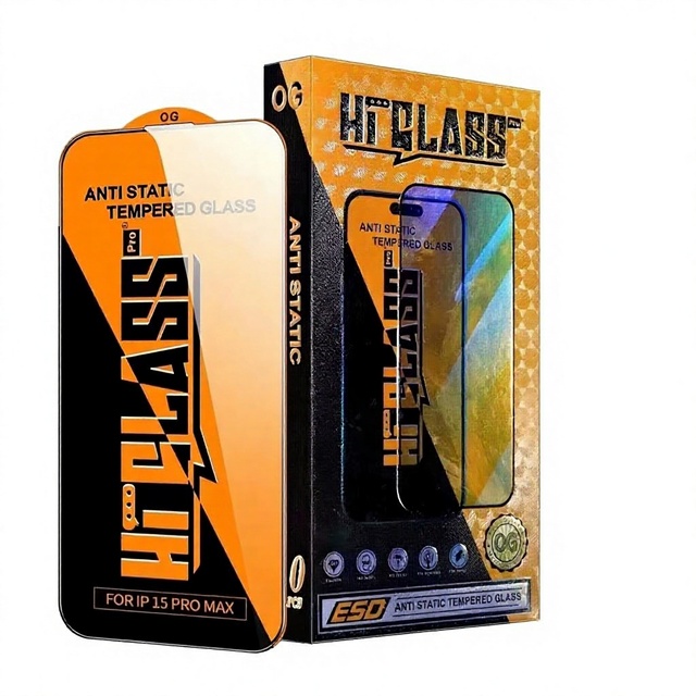 HD Anti Static 9H Tempered Glass Full Cover Phone Screen Protector for Iphone 17 16 15 14 13 12 11 Pro Max