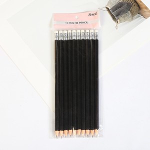 Bonvada WP119 Crayon en bois naturel écologique 7 pouces de long hexagonal HB plomb noir pour cadeaux promotionnels en vrac - Product Image 1