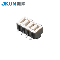 Connecteur LED JKUN L2008 2.00mm 1.0A 250V, support de douille pour ampoule SMT, boîtier en bronze phosphoreux UL94V-0 LCP, plage de température