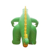 Ballon gonflable géant publicitaire en forme de dinosaure de dessin animé pour spectacles en plein air, expositions de zoos et événements