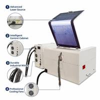 Découpeuse laser à fibre industrielle 4040 1200W, machine de découpe laser de bureau pour métaux (laiton, bronze, titane)