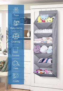 Organizador de Zapatos para Colgar en la Puerta con Bolsillos Profundos para 12 Pares de Botas, Colgador de Zapatos para Armario y Puerta, Almacenamiento de Zapatos - Product Image 6