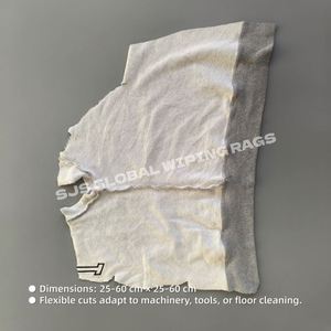 Chiffons de nettoyage industriels 100 % coton, chiffons de nettoyage en molleton coupé 100 % coton, essuie-tout en molleton - Product Image 3