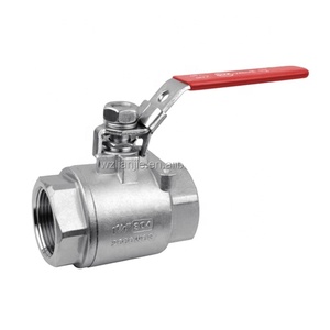 วาล์วบอลสแตนเลสแบบสองชิ้น 2000 <span class=keywords><strong>WOG</strong></span> พร้อมอุปกรณ์ล็อค - Product Image 1