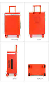 <span class=keywords><strong>Valise</strong></span> à ouverture frontale de nouvelle conception avec miroir de maquillage LED, <span class=keywords><strong>valise</strong></span> de cabine légère de 20 pouces, <span class=keywords><strong>valise</strong></span> de voyage, <span class=keywords><strong>valise</strong></span> à cosmétiques - Product Image 4