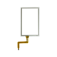 QSI QTERM-G723551R Panneau en verre tactile résistif 4 fils avec câble flexible FPC, pièces de rechange pour écran tactile industriel HMI