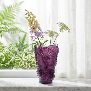 Vase en verre émaillé de style LiuLi, inspiré des créateurs, pour une <span class=keywords><strong>d</strong></span>écoration élégante et brillante du salon, idéal pour les arrangements floraux. - Product Image 3