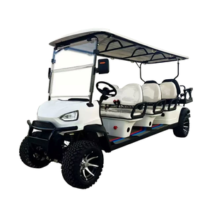 8-местный электрический гольф-кар 48В, разрешенный для дорог общего пользования, со светодиодной оптикой, комплектом задних сидений, скоростью 30-50 км/ч, запасом хода 90 км – езжайте стильно - Product Image 4