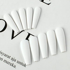 Factor de venta directa Matte Mix Colors Press on Nails Long Ballet Nail Tips - Product Image 6