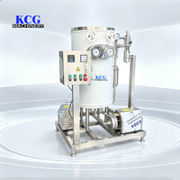 Machine de stérilisation semi-automatique en acier inoxydable pour jus de fruits, vin de riz et boissons UHT, double pompe, 1T/H