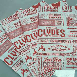 Papier sulfurisé 40g pour emballage de sandwichs, hamburgers, sushis, cadeaux, utilisation personnalisée, papier alimentaire de qualité alimentaire 7, imprimé sur mesure - Product Image 6