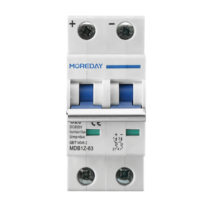 Interruptor Automático Miniatura (MCB) S204M-C63, 4 Polos, 63A, PA66 Li, Capacidad de Ruptura 6kA, Montaje en Riel - Product Image 2