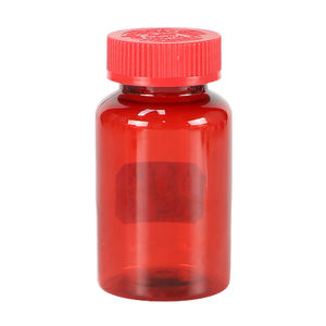 Vente en gros de flacons en plastique PET blanc de 100 ml et 150 ml pour l'emballage de pilules avec bouchon noir - Product Image 4