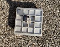 Borne routière en aluminium avec réflecteur œil de chat réfléchissant simple/double face