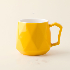 แก้วกาแฟเซรามิกทรงเพชรสามมิติสไตล์โมเดิร์นเรียบง่าย - Product Image 4