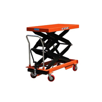 Tragbare kleine manuelle Hub tische Scheren hands tapler mit Tisch 350kg 500kg Gabelstapler zu verkaufen