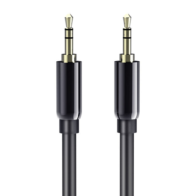Premium 3.5mm Male to Male Audio Cable Gold Plated Aux Cord with Aluminum Housing High Fidelity Sound for Car Speaker Headphones
