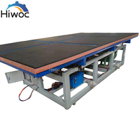 Table de découpe inclinable automatique pour verre flotté à air manuel