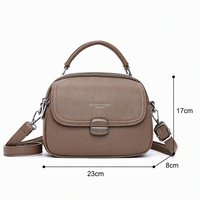 Nouveau Sac Fourre-tout de Luxe en Cuir avec Rabat, Sac à Bandoulière Messager Xiji Kangaroo pour Femmes, Sacs à Main et Sacs à Bandoulière pour Dames