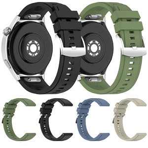 <span class=keywords><strong>Bracelet</strong></span> de <span class=keywords><strong>montre</strong></span> en silicone souple universel de style officiel 22 mm à ajustement rapide pour Huawei Watch GT6 GT5 GT4 <span class=keywords><strong>Amazfit</strong></span> <span class=keywords><strong>GTR</strong></span> 4 Sport - Product Image 3