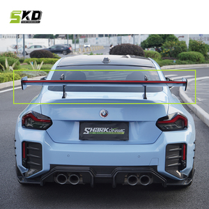 Cánh gió sau kiểu SK dành cho <span class=keywords><strong>G87</strong></span> <span class=keywords><strong>M2</strong></span> tích hợp đèn LED kèm giá đỡ, loại phổ thông, dành cho xe sedan - Product Image 3