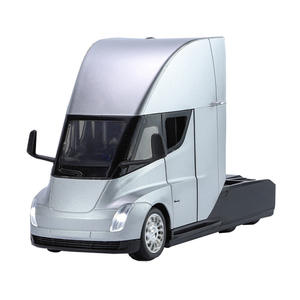 Modèle de tête de camion 1: 24, amortisseur de roue avant en alliage sonore et léger, jouet de direction - Product Image 4