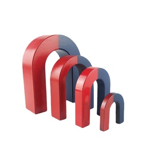 แม่เหล็กอัลนิโกสีน้ำเงิน/สีแดง รูปตัว <span class=keywords><strong>N</strong></span>/S ขั้วเหนือ/ขั้วใต้ แม่เหล็กอัลนิโกรูปทรงตัวยู สำหรับการศึกษา รูปทรงเกือกม้า บล็อก แท่ง วงแหวน แผ่นดิสก์ แม่เหล็กรูปทรงตัวยู - Product Image 3
