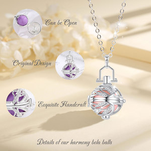 Bán Buôn Chime Nhạc Bola Âm Thanh Bóng Bé Thì Thầm Người Gọi Thiên Thần Vòng Cổ Mặt Dây Chuyền - Product Image 4