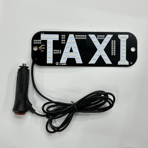 Fabricant de lumières LED, source de vente en gros, affichage LED bicolore avec interrupteur, chargeur de voiture USB pour allume-cigare de taxi - Product Image 1