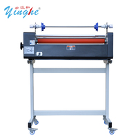 Laminateur grand format Yinghe 650 mm avec support mobile pour affiches, impressions photo et panneaux KT dans les agences de publicité