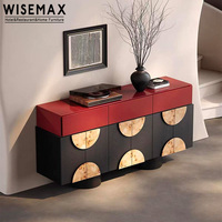 Meuble de rangement WISEMAX FURNITURE, style minimaliste italien, en bois, pour cuisine, salon, restaurant, hôtel, villa