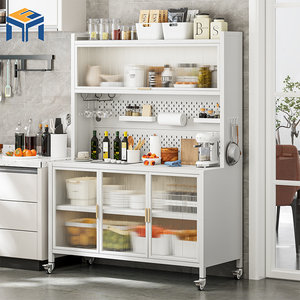 <span class=keywords><strong>Mueble</strong></span> de Cocina Modular Ecológico y Convertible de Metal, <span class=keywords><strong>Aparador</strong></span> de Acero Resistente para Almacenamiento en el Hogar, <span class=keywords><strong>Mueble</strong></span> para Cocina y Sala de Estar - Product Image 1