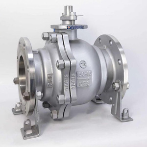 Vanne à bille en acier inoxydable 304, type fixe, commande manuelle, pour l'industrie pétrochimique - Product Image 2