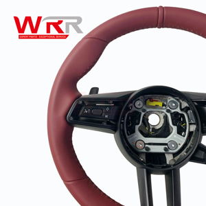พวงมาลัยรถยนต์หนังแท้สำหรับ911 718 porche <span class=keywords><strong>GTS</strong></span> <span class=keywords><strong>2008</strong></span>บ็อกเซอร์รอบต่อนาทีพานาเมร่า - Product Image 4