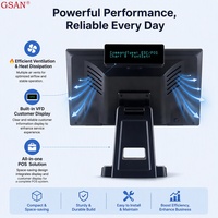 Terminal de point de vente tout-en-un OEM 15,6 pouces avec écran tactile, machine de caisse et de paiement sous Windows pour magasin de détail