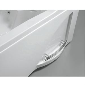 Baignoire à remous en acrylique rectangulaire pour 2 personnes, bain à remous pour couples, bain à remous hydro-massant, spa intérieur, baignoire d'angle double, baignoire luxueuse - Product Image 5