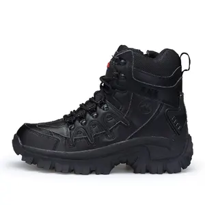 Custom outdoor fashion waterproof desert hiking boots Men's outdoor sneakers Hiking boots popular shoes