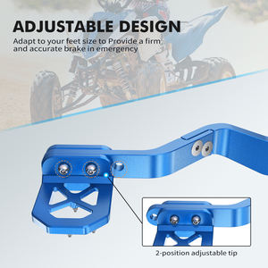 Palanca de Pedal de Freno Trasero de Aluminio NICECNC para Yamaha <span class=keywords><strong>Raptor</strong></span> <span class=keywords><strong>700R</strong></span> YFM700 R 2013-2020 2021 <span class=keywords><strong>2022</strong></span> 2023 2024 2025 2026 - Product Image 3