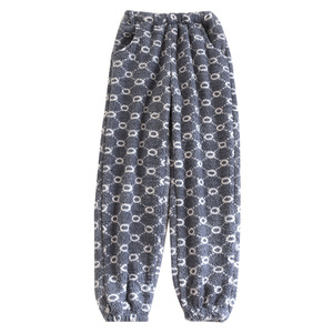 Pantaloni <span class=keywords><strong>Pigiama</strong></span> da Ragazza <span class=keywords><strong>in</strong></span> Velluto di Poliestere con Vita Elastica, Termici e Felpati, Spessi e Caldi, Morbidi e Casual per Casa, Autunno Inverno - Product Image 5
