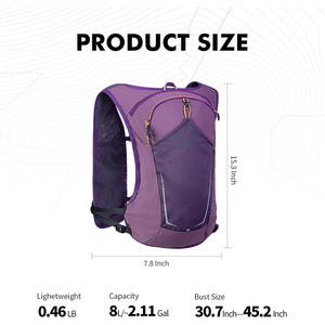 Gilet <span class=keywords><strong>de</strong></span> course léger et ajustable pour homme et femme, idéal pour la randonnée et l'hydratation – Fabrication directe usine OEM/ODM - Product Image 5