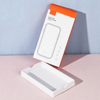 Boîte d'emballage de luxe personnalisée pour étui de téléphone vide, en carton pliable avec insert universel en plastique
