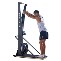 Appareil de ski d'air pliable en acier durable pour usage commercial - Équipement de fitness et cardio pour salle de sport
