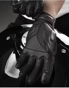 <span class=keywords><strong>Gants</strong></span> de moto unisexes personnalisés respirants toutes saisons <span class=keywords><strong>Gants</strong></span> en cuir résistants à l'usure antidérapants pour écran tactile - Product Image 3