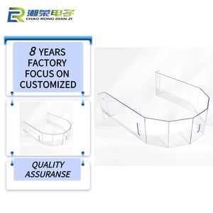 Vente d'usine acrylique en <span class=keywords><strong>polycarbonate</strong></span> transparent personnalisable de 0.2mm Découpe laser d'usinage CNC pour un refroidissement insonorisant étanche - Product Image 1