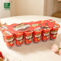 Luyuan Usine Directe En Gros OEM Dessin Animé Solide Composé Chocolat Tasse Bâtons Enfants Doux Snack Saveur Personnalisée Cadeau De Fête