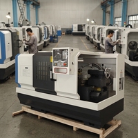 Tour CNC à banc plat de précision CK6150, portée de 550-3000 mm, certifié CE, pour le tournage de métaux (acier et aluminium)