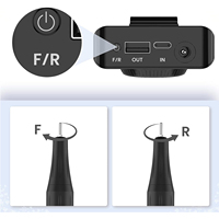 Kit de perceuse à ongles en gel professionnel WELLSTRY, 35000 tr/min, couple élevé, charge USB, lime à ongles portable rechargeable, CE ROHS FCC